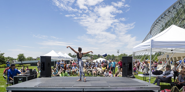 Youth performers at the 2017 Future Stages Festival. Photo by Jillian Shoptaw.