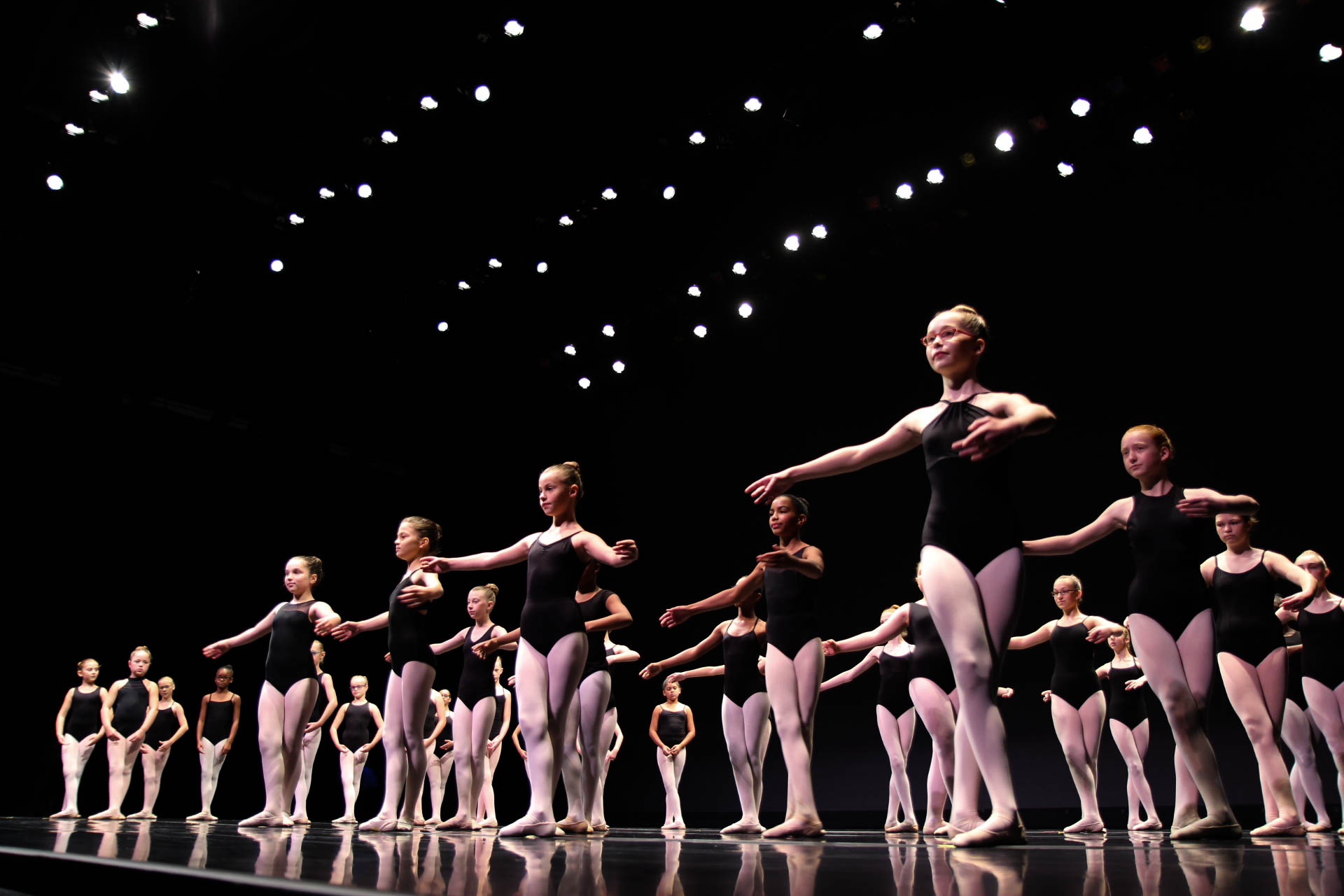 Youth ballet dancers perform at the 2017 Future Stages Festival at the Kauffman Center.