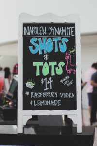 Shots & Tots film-inspired Refreshments
